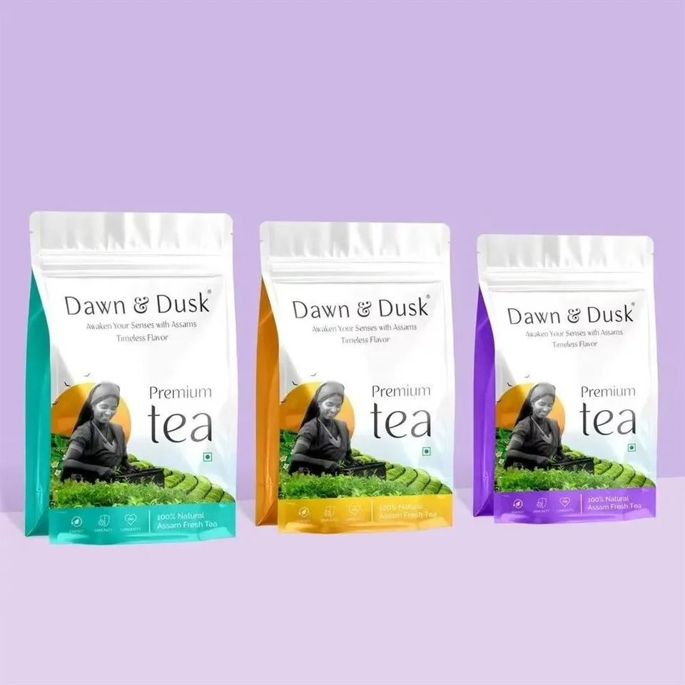 Ved pakke brugerdefineret 250 g Bolsas para de cafe tom kaffebønne te emballage pose flad kasse bundkaffepose med ventil og lynlås