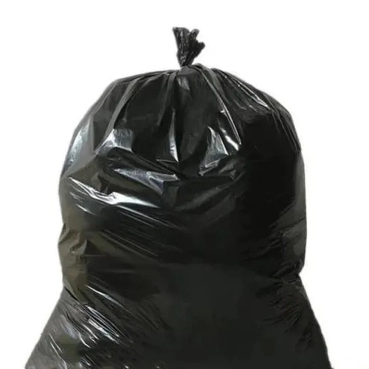 Sort bærbar affaldspose