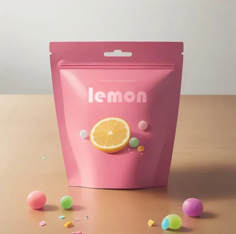 Populær plastik madpose Lynlås Plastpose brugerdefineret mønster pakning plastik madposer