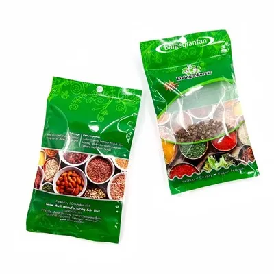 Madkvalitet Stand Up Pouch med lynlås til krydderipakningsposer